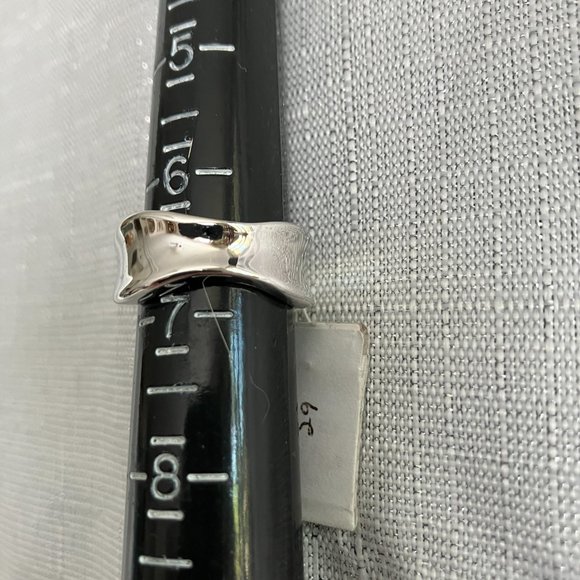 Silver Lia Sophia Capricious Retired Band Ring Size 7 - Picture 7 of 8